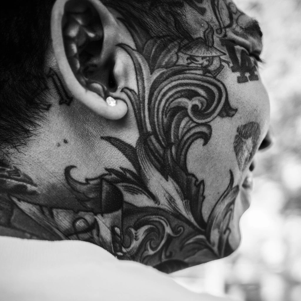 Japanese irezumi sleeve fragment in progress
